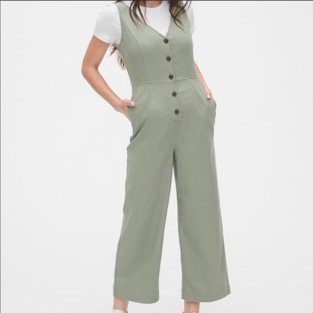 Gap Tencel Button Jumpsuit